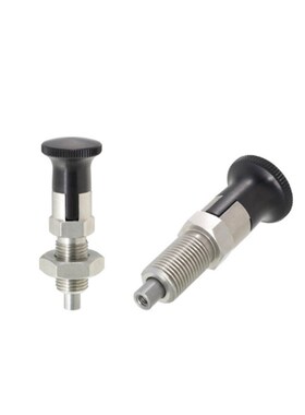(品质保证)前端螺纹型旋钮柱塞旋转柱塞PXTYS12-10分度销快插销