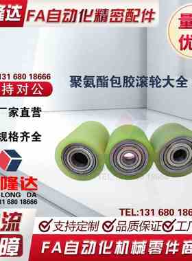 聚氨酯包胶滚轮ROUSP ROUAP 20 25 30 35 40 50-8 10 12 15 20 25