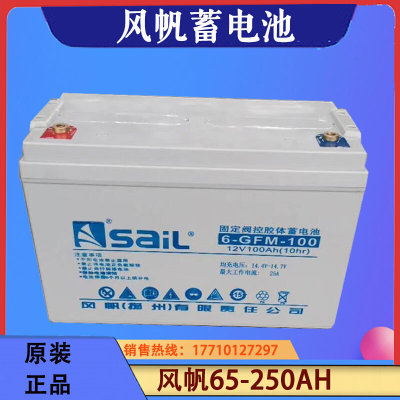 SaiL风帆蓄电池6GFM12V100AH/65AH/150AH/200AH/250铅酸免维护UPS