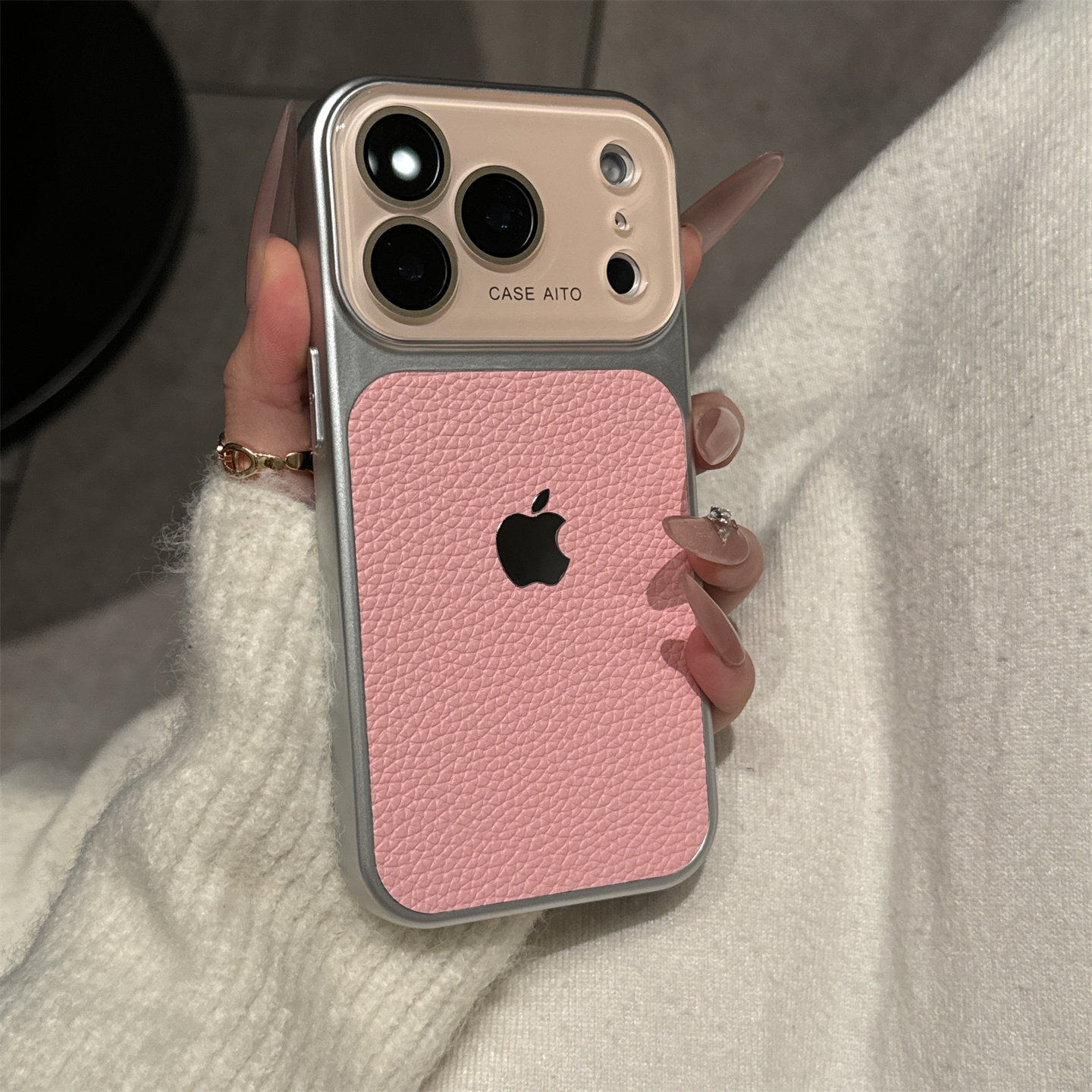 超漂亮的高颜值复古荔枝皮纹适用於iPhone17promax新款苹果16pro手机保护壳女15高级14男13情侣全包秒变17P镜,3C数码配件,手机保护套/壳,淘宝优惠券,粉丝福利购,淘宝优惠卷