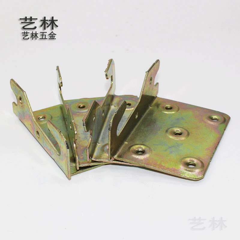 家用加厚床挂钩床用五金配件连接件床插床扣床腿床铰链床固定配件