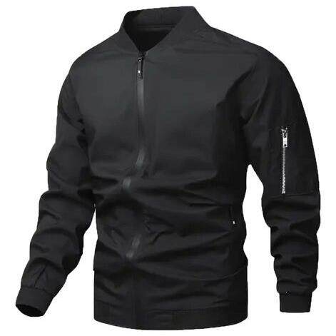 Men Casual Jacket Bomber Lightweight飞行员夹克夹克