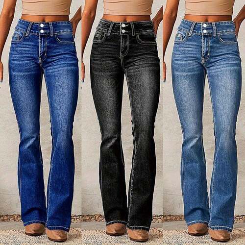 Slay Girl Frayed Hem Bootcut Jeans By Vintage
