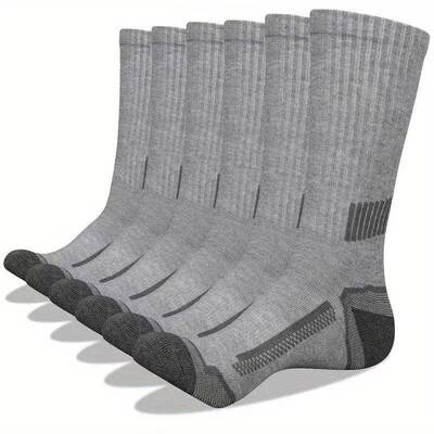 Men Rib Knit Athletic Crew Socks 10 20 30 40 Pairs Color