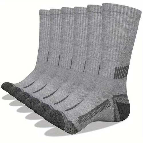 Men Rib Knit Athletic Crew Socks 10 20 30 40 Pairs Color