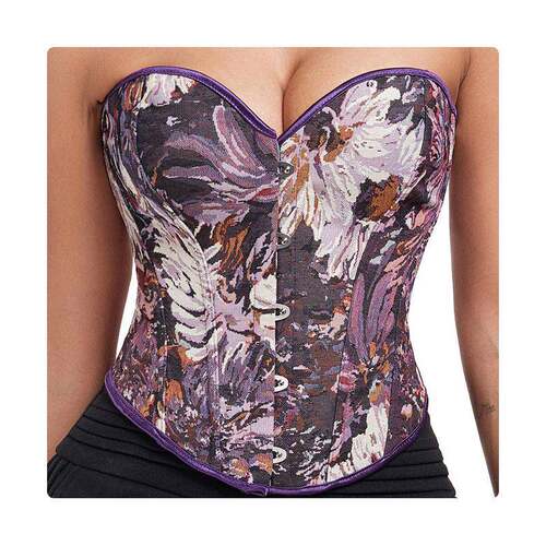 Women Ditsy Floral Lace Backless Ribbons Sleeveless Moderate