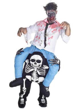 Adult Halloween Skeleton Costume Funny骷髅服装