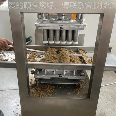 直销草粉压块成型设备薄可调RRI磨生牙厚棒饼产设备小型宠物草机