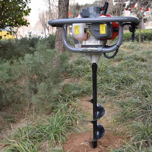 松本铃一地钻 DT452W挖地机 大功率施肥种植打桩栽树钻孔打洞机