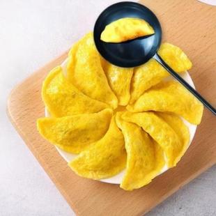 摊蛋饺勺子纯铁铁饼木柄长勺家用商用不沾勺 手工铁勺蛋饺专用老式