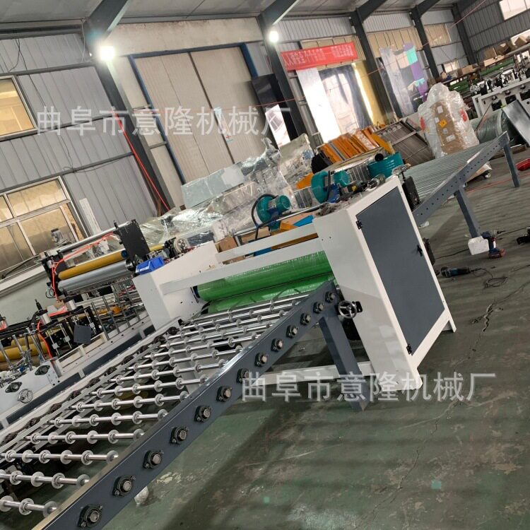 意隆全自动热胶膜贴面机上门调试
