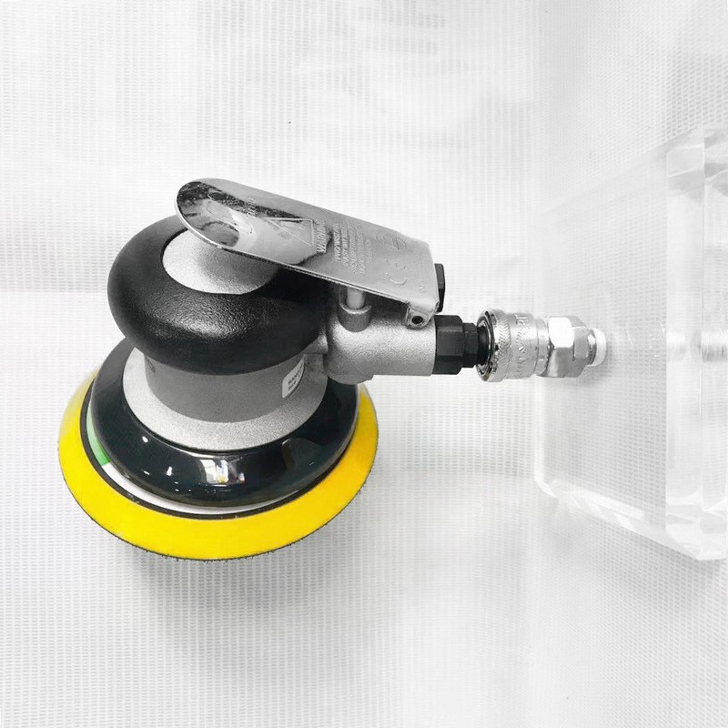 普力马5寸砂纸机气动圆盘打磨砂纸机不吸尘气动抛光机砂纸磨光