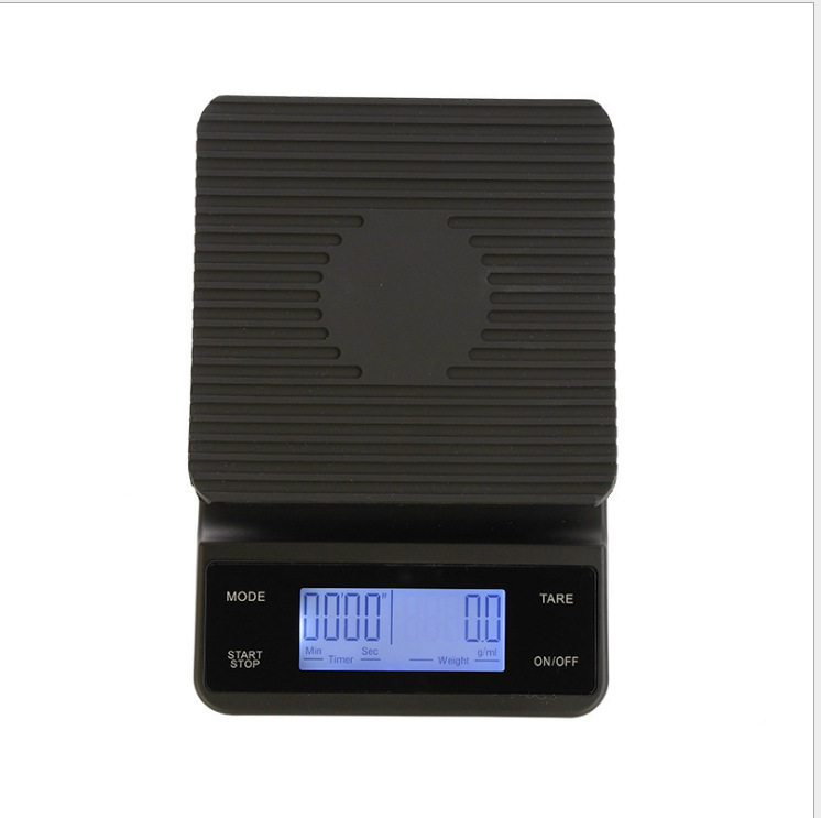 新款手冲咖啡电子秤3KG/0.1充电带蓝牙咖啡称触摸硬屏带计时功能