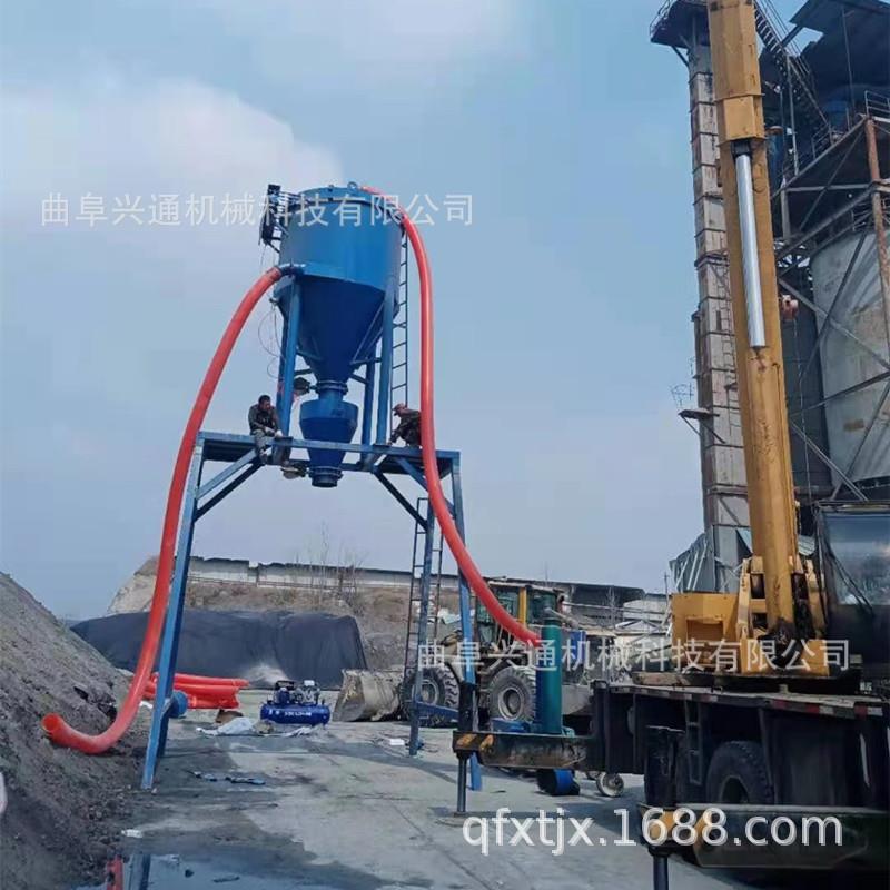 枣庄自吸式气力输送机装罐车输送机粉煤灰自吸式装车机现货