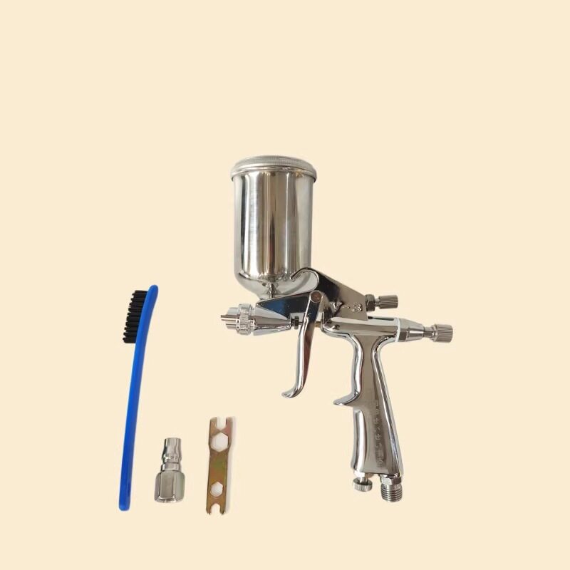 小口径油漆喷漆枪 V3气动喷枪工艺品喷涂 0.5/0.8口径 汽车内饰用