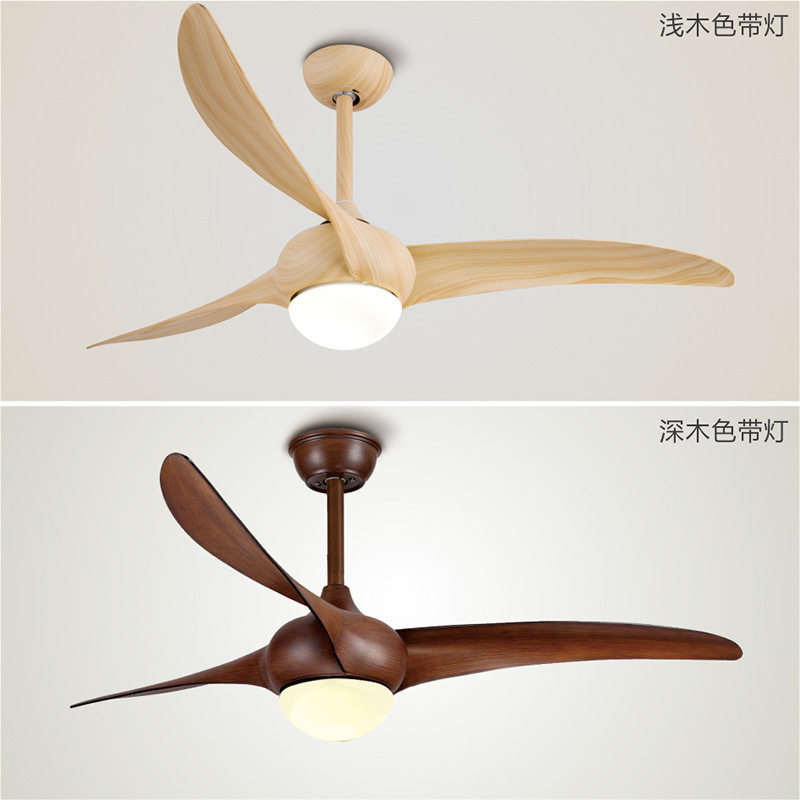 静音吊扇无灯家用客厅欧美式风扇灯餐厅复古吊风扇电扇灯简约卧室