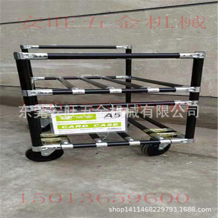 防静电精益管工作台手推车