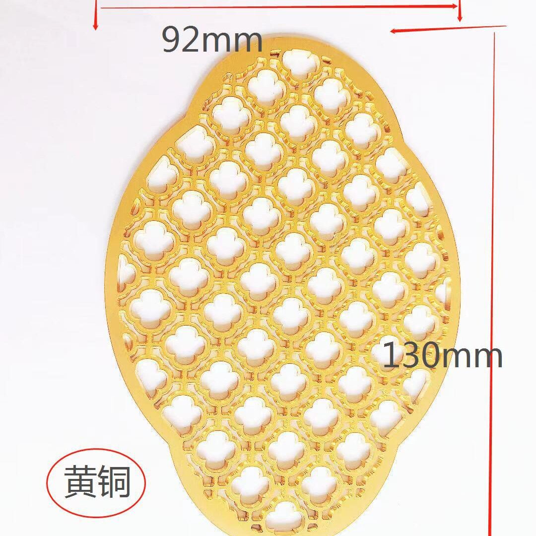 简约现代纯铜封釉茶台下水滤网