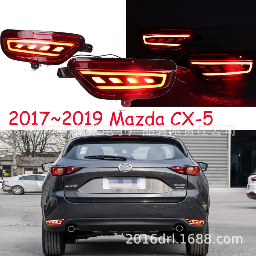 适用于马自达CX-5尾灯贯穿灯CX5LED刹车灯CX-5 taillight流光