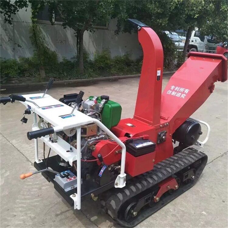 聚仁果枝碎枝机木材粉碎机树枝树干粉碎机器