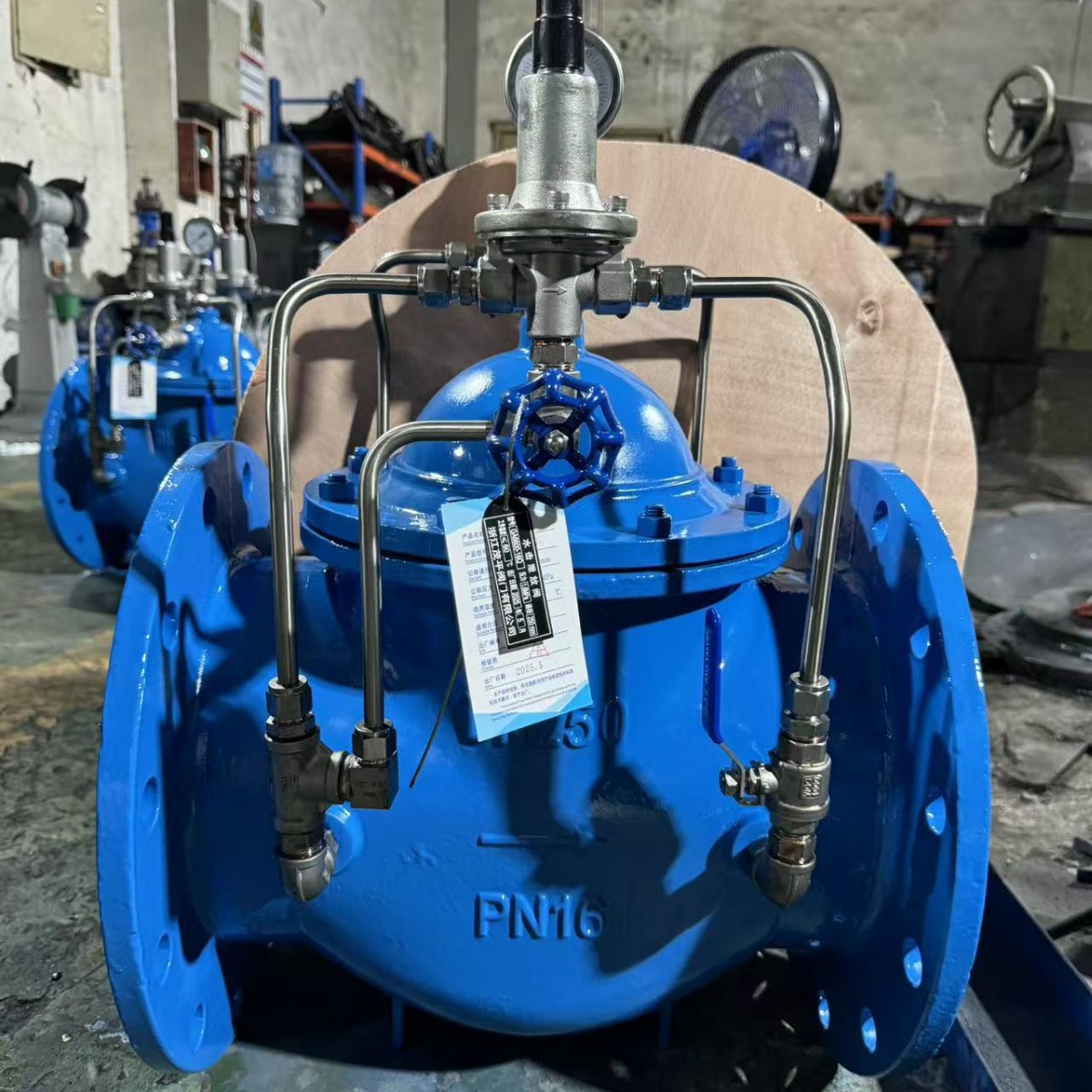 DN900大口径GA6600-10Q水击泄放阀球墨QT450铸铁法兰连接质保一年