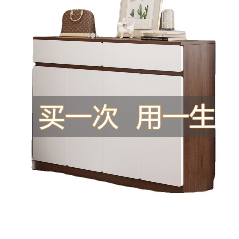 鞋柜家用门口外小户型大容量简约现代玄关柜鞋架室内好看收纳柜子