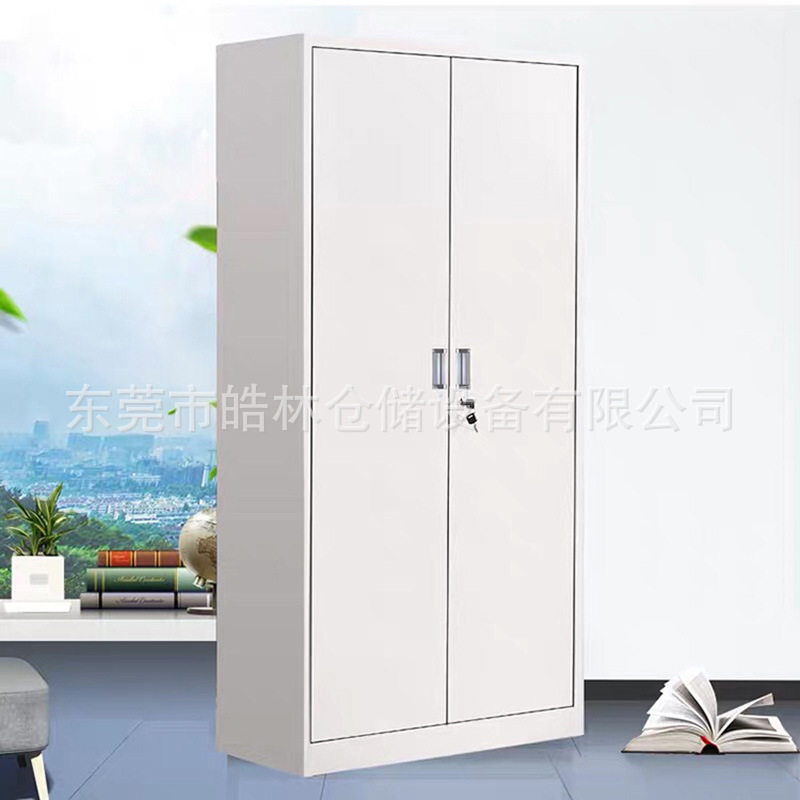抽屉式钢制办公收纳柜加厚铁皮玻璃门文件柜落地档案柜厂家直销