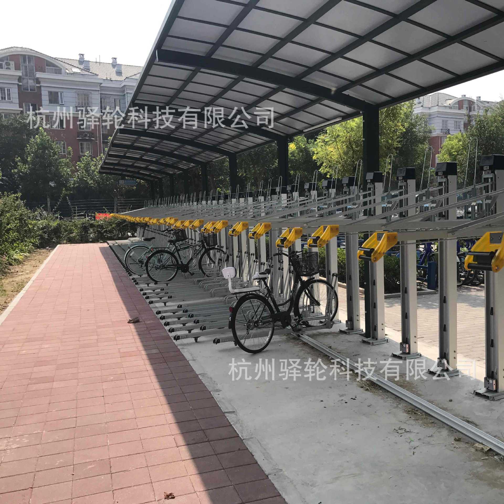 北京学校双层自行车立体停车架立体自行车停车架自行车停车库