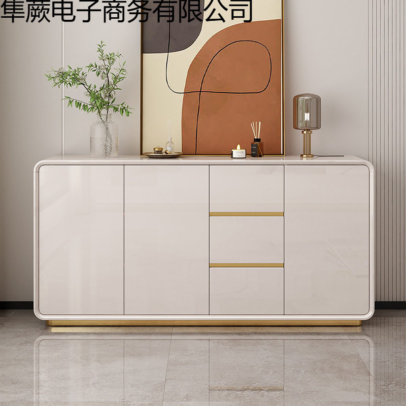 餐边柜家用厨房轻奢高档客厅餐厅多层收纳柜多功能靠墙储物柜简约