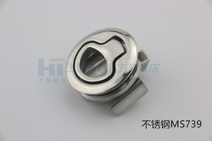 机械电柜开关柜门锁电箱机箱机柜锁 不锈钢MS739 上海海坦 圆柱锁