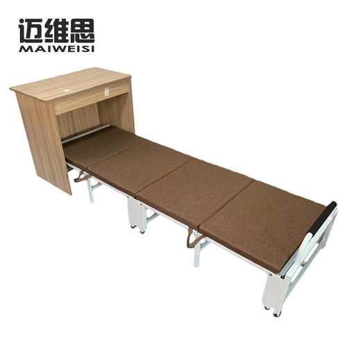 家用入柜单人午休床办公室折叠铁架床午睡床便携医院陪护床护理床