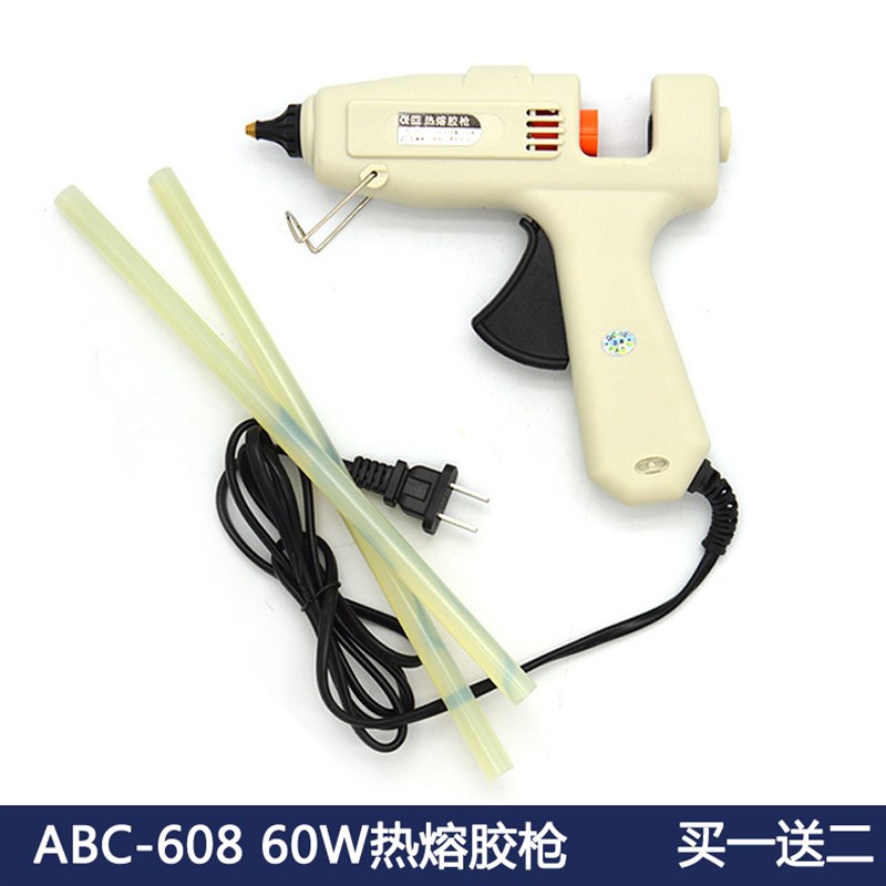 608恒温大功率工业热熔胶枪不倒胶60W手动胶枪高温大热熔胶枪