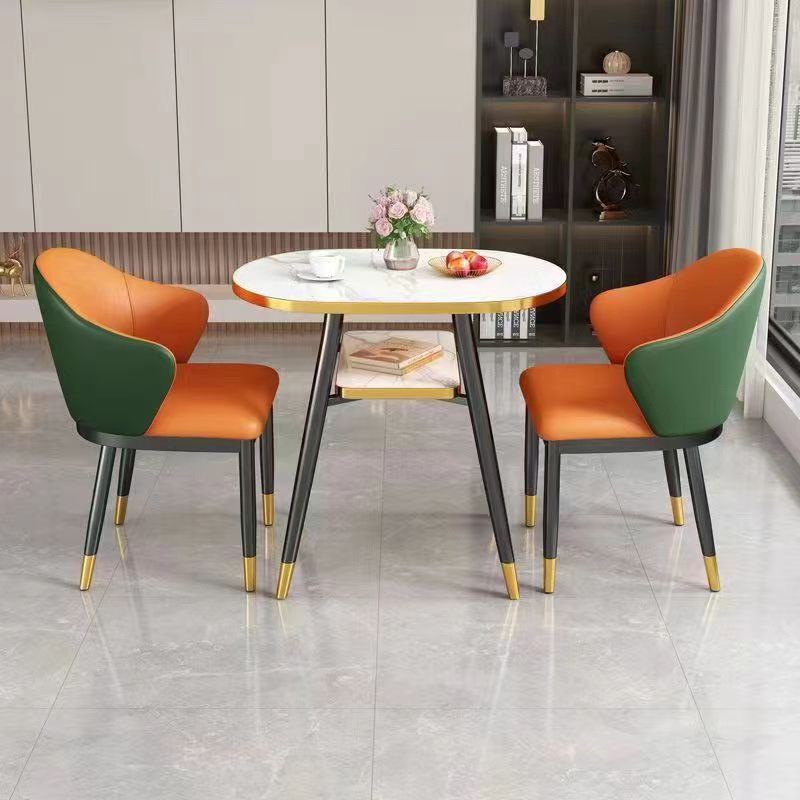 茶几家用休闲小户型收纳洽谈桌椅 家用阳台洽谈接待会客桌椅组合