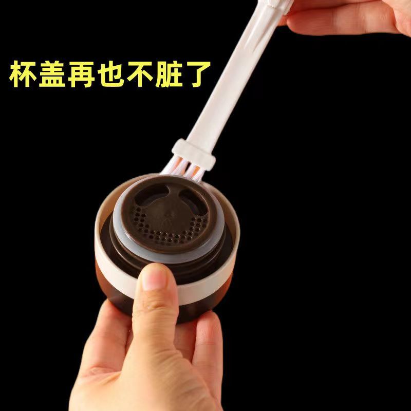 婴儿洗奶瓶刷子宝宝吸管刷奶嘴硅胶刷清洁刷折叠可长可短刷奶瓶刷