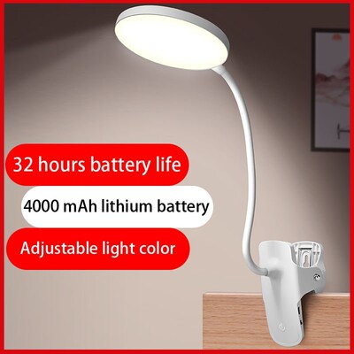 Clip LED lamp eye protectionz plug in student dormitory love