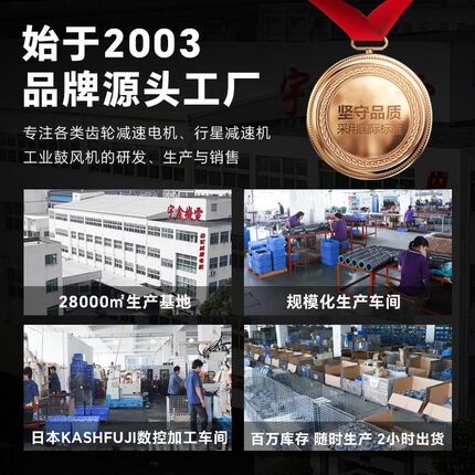 高速比125-200中型卧式减x速电机3700w立式齿轮减速电机生产