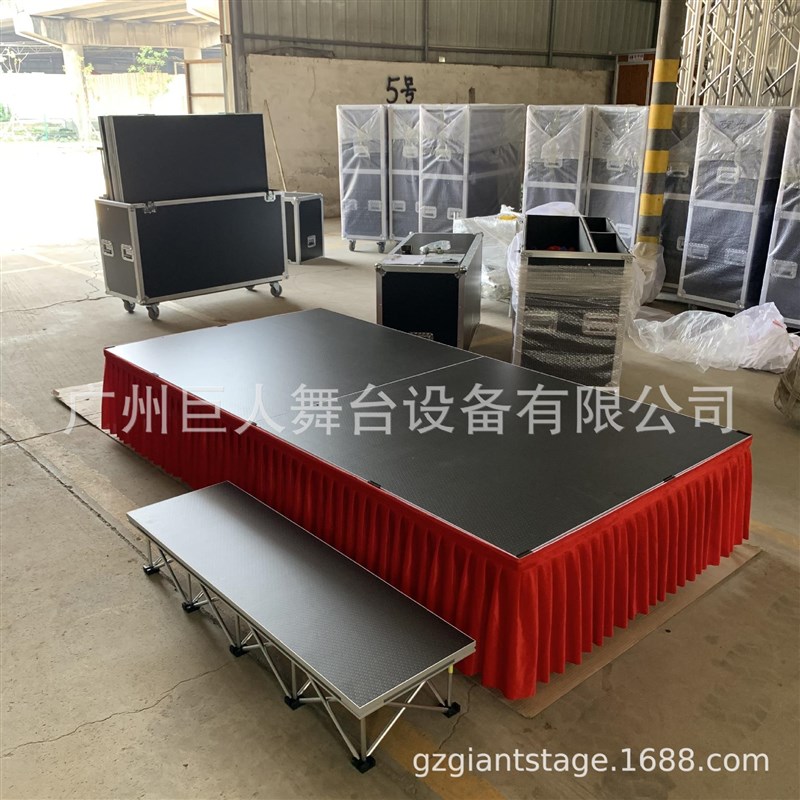 活动演出简易舞台网t架式1m*1m舞台便携式舞台