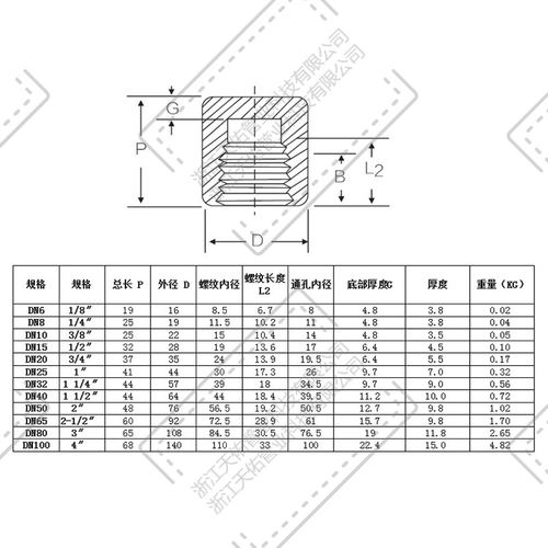 8020高压内丝管帽
