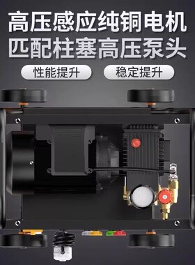 黑猫梓歌商用高压洗车机220uV家用清洗机380v水枪大功率洗车店专