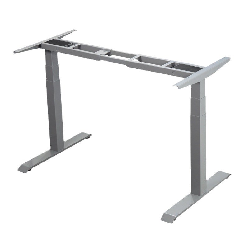 H03可移动电脑电动升降桌架腿电动双电机正装W三节办公桌子