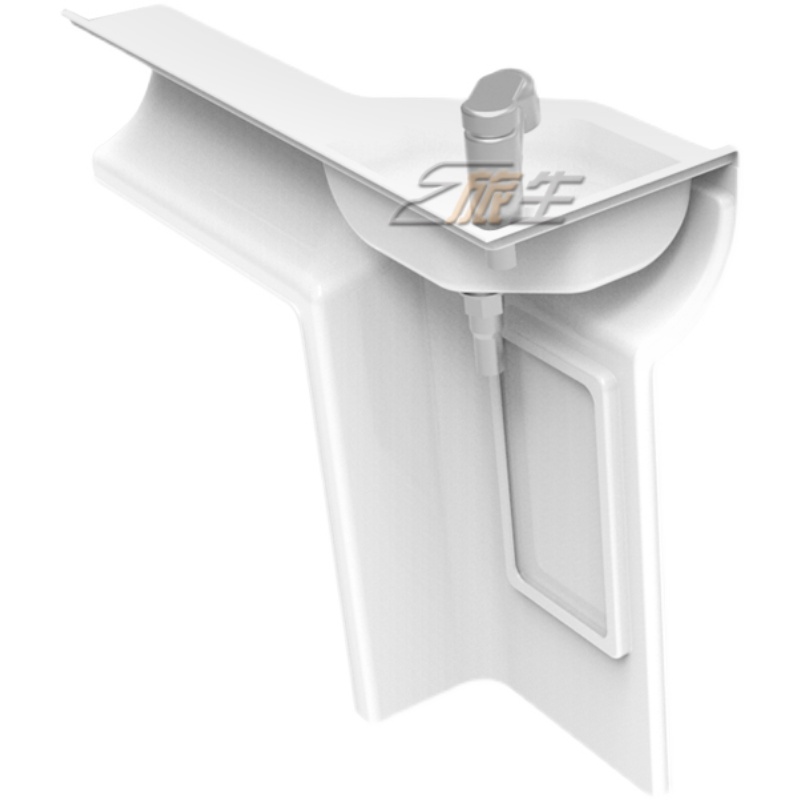 房车卫生间d9字盆洗手台s房车卫生间改装房车吸塑卫浴件改装配件