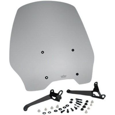 Show Chrome庞巴迪Can-Am zRyke可调式熏黑透明16/20英寸风挡套件