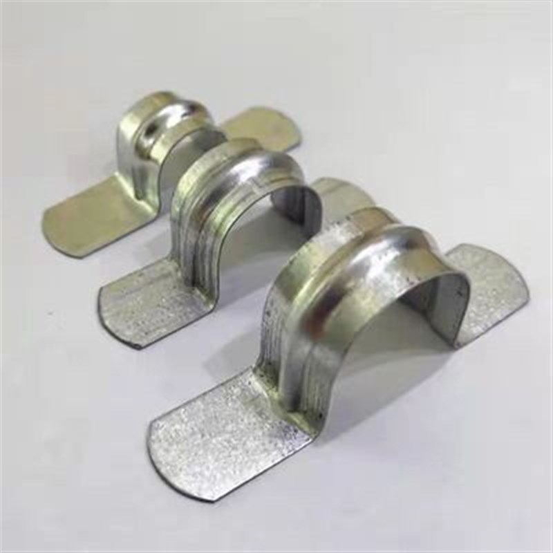 镀锌骑马卡无孔加长  瓦斯枪卡 马J鞍卡欧姆卡线卡管夹线管