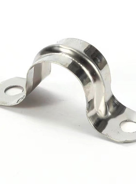 不锈钢骑马卡马鞍卡欧姆卡PsVC水管支架固定卡箍U型线管夹M20M25