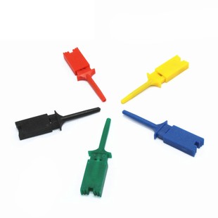 贴片测试钩 逻辑分析仪夹子 测试夹 接线钩 黄/绿/蓝/黑/红/白色