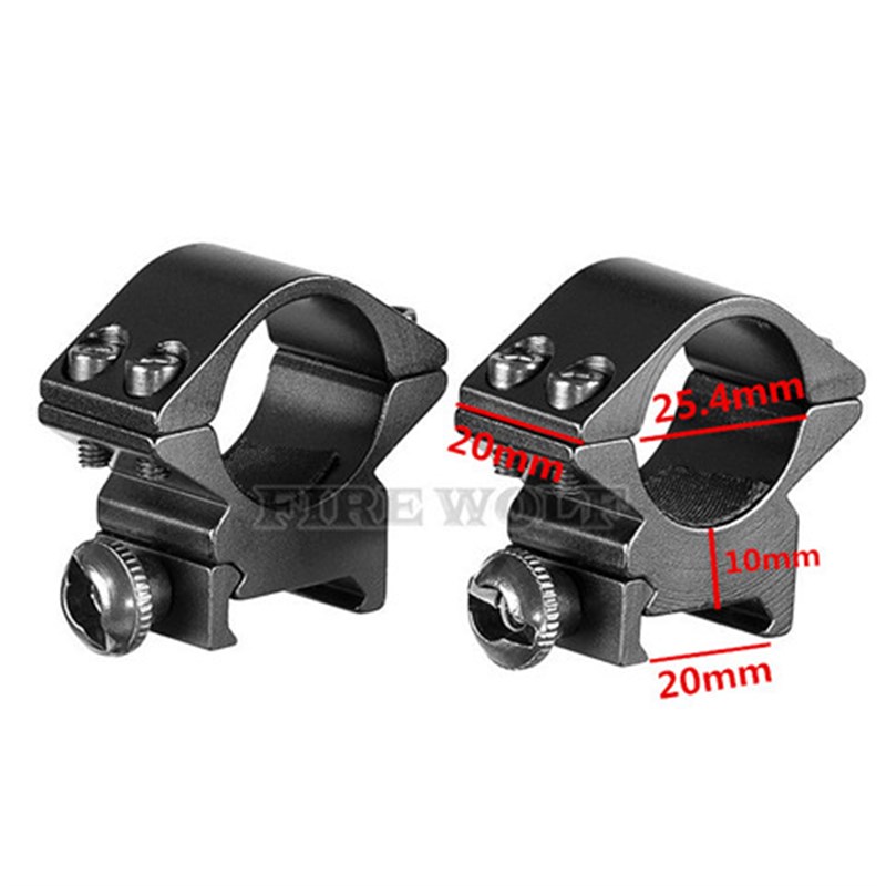 瞄夹具20mm导轨夹40/35/30mBm管径超低管夹倍镜支架激光手电夹瞄