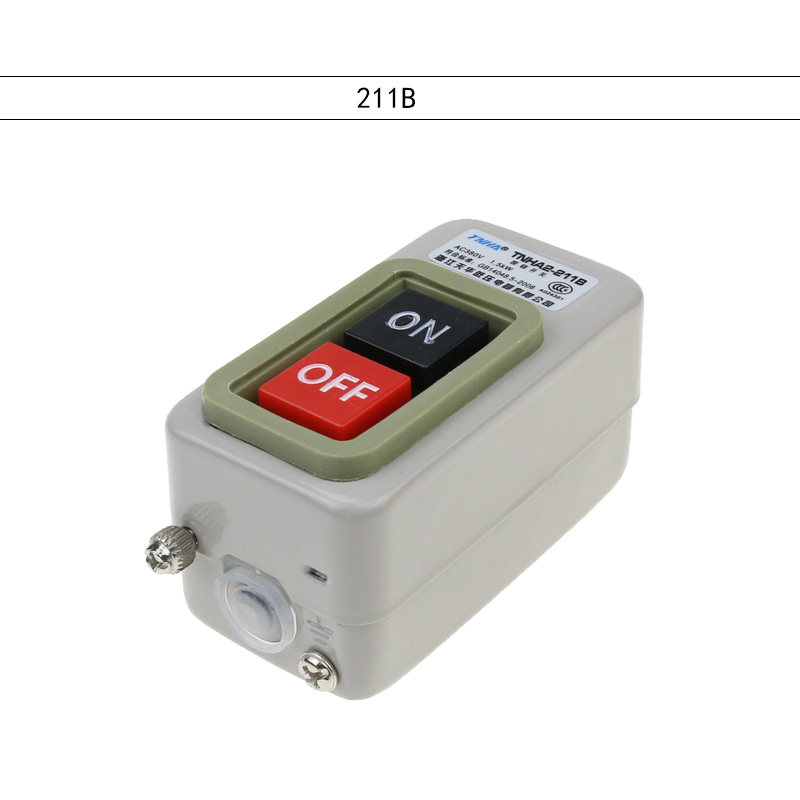 押压扣开关BS211B/216B/BS230B动力控制按钮开关三相电机启动按钮