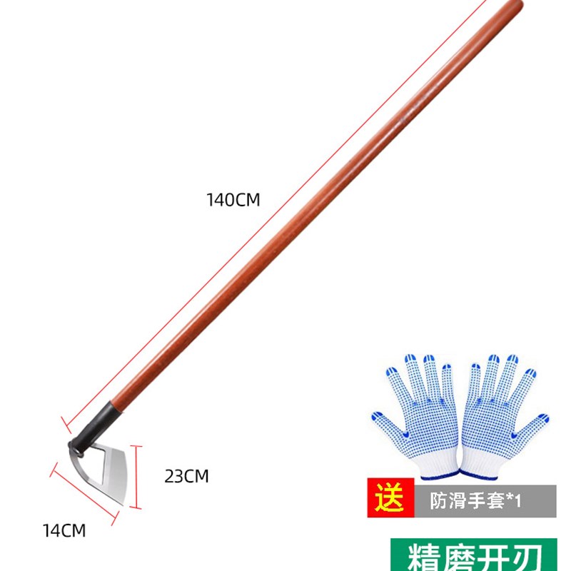 锄草锄头种菜挖地家用除草神器锰钢铲草全钢农具农用工具大全