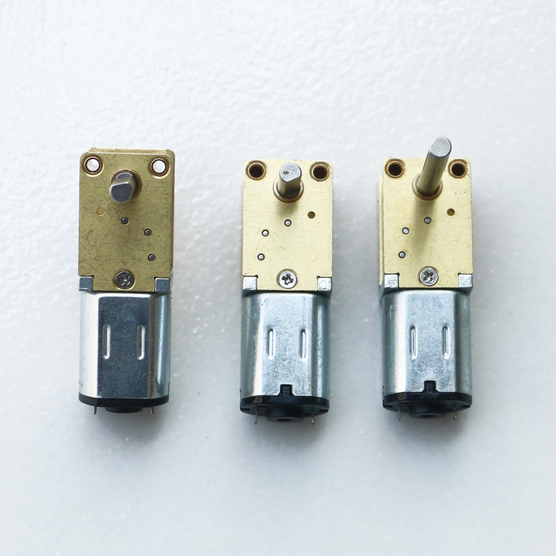 N20-1218 自锁蜗轮蜗杆减速电机3V6V12V微型直流低速马达智能小车