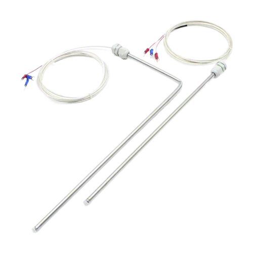 电镀厂用耐酸碱防腐蚀铁氟龙pt100热电偶/阻感温线温度传感器探头